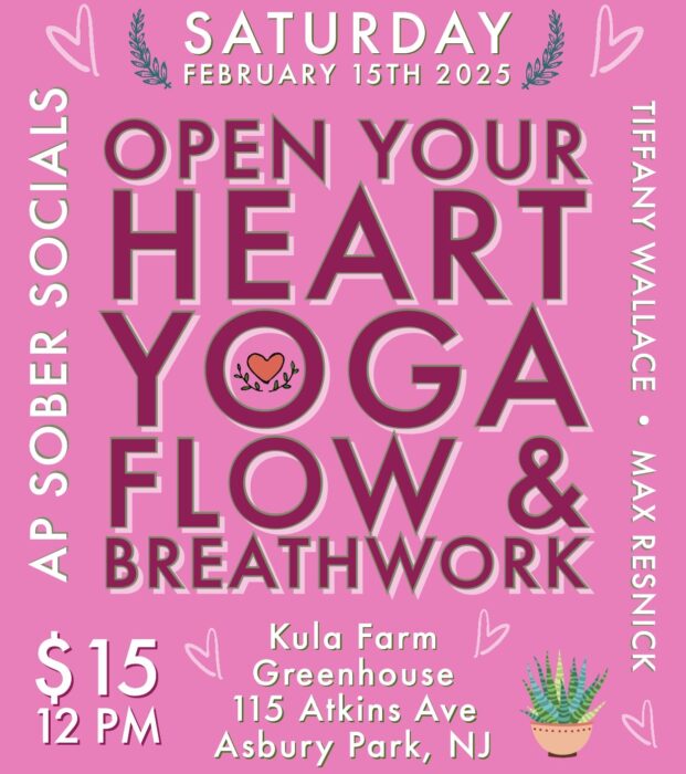 Open Your Heart Yoga Flow and Breathwork Feb 15, 12pm